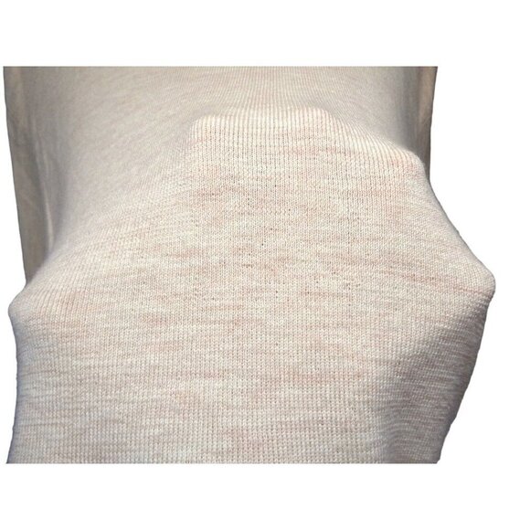 Anthropologie Moth Sweater Wool Blend Blush Pink Turtleneck Long Sleeve Size L - Picture 7 of 9